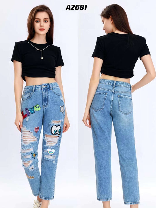 L&Y-Water Jeans-A2681-#I4